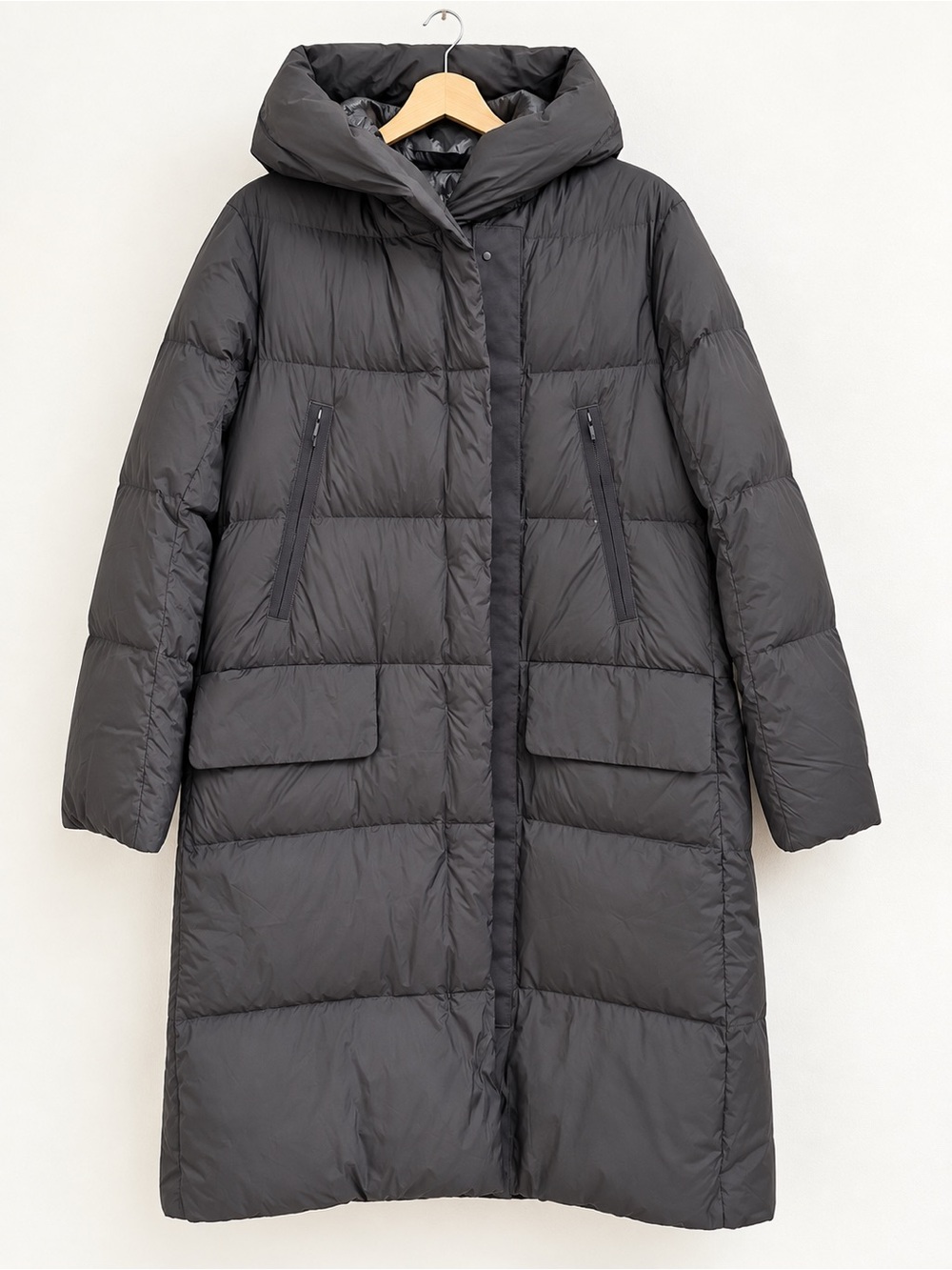 Uniqlo J light down Long Hooded Coat
